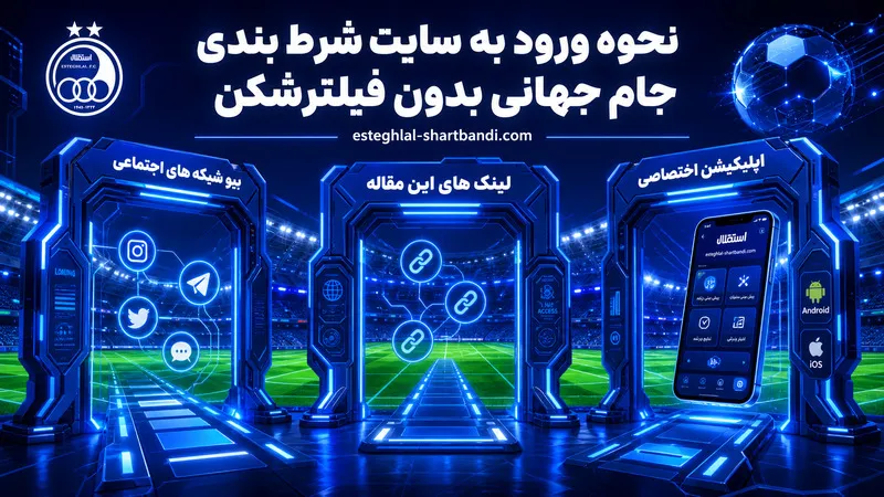 نحوه ورود به سایت شرط بندی جام جهانی بدون فیلترشکن