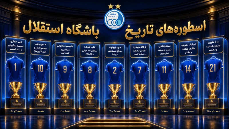 مهم ترین بازیکنان تاریخ باشگاه استقلال ایران
